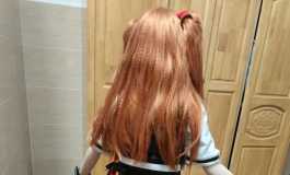 整了套崩坏三明日香皮肤cos